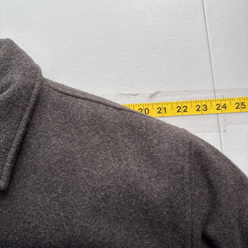 Pierre Cardin Coat Mens L Full Zip Wool Blend Lined Zip Pocket Preppy Career - Picture 11 of 14